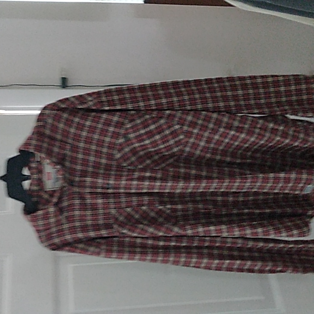 Levi's plaid western shirt